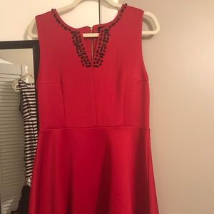 Cynthia Rowley red dress. Size 10.